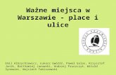 Wa ż ne miejsca w Warszawie - place i ulice
