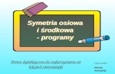 Symetria osiowa  i środkowa  - programy