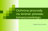 Ochrona przyrody na terenie powiatu tomaszowskiego