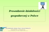 Prowadzenie działalności gospodarczej w Polsce