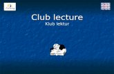 Club lecture Klub lektur