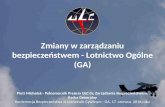 Zmiany w zarządzaniu bezpieczeństwem - Lotnictwo Ogólne (GA)