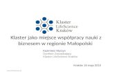 Klaster jako miejsce współpracy nauki z biznesem w regionie Małopolski