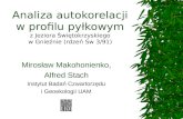 Analiza autokorelacji w profilu pyłkowym z Jeziora Świętokrzyskiego w Gnieźnie (rdzeń Sw 3/91)