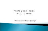 PROW 2007-2013 w 2010 roku