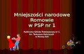Mniejszości narodowe Romowie w PSP nr 1