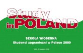Studenci zagraniczni studiujący w Polsce