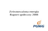 Zrównoważona energia Raport społeczny 2008