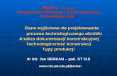 PROP 2  ( 2 wykład) Projektowanie Procesów i  Oprzyrządowania Technologicznego