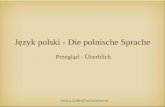Język polski - Die polnische Sprache