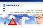 Połączenie Suwary SA i Boryszew SA Oddział Boryszew w Sochaczewie