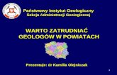Państwowy Instytut Geologiczny Sekcja Administracji Geologicznej