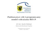 Podstawowe cele i proponowany model wdrażania RIS-P