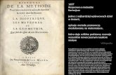 1637 Rozprawa  o  metodzie Kartezjusz jedno  z najbardziej wpływowych dzieł w historii,
