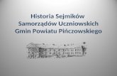 Historia Sejmików  Samorządów Uczniowskich Gmin Powiatu Pińczowskiego