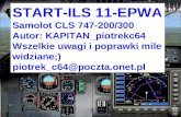 START-ILS 11-EPWA Samolot CLS 747-200/300 Autor: KAPITAN_piotrekc64