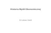 Historia Myśli Ekonomicznej Dr Łukasz Hardt
