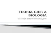 TEORIA GIER A BIOLOGIA