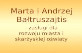 Marta i Andrzej Bałtruszajtis