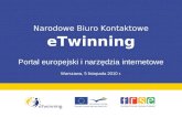 Portal europejski i narzędzia internetowe Warszawa, 5 listopada 2010 r.