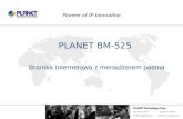 PLANET BM-525 Bramka Internetowa z menadżerem pasma