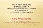 Anna  Gronkowska Pracownia Dawców Szpiku