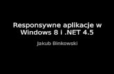 Responsywne  aplikacje w Windows 8 i .NET 4.5