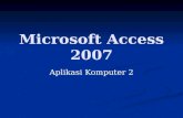 Microsoft Access  2007