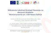 Wdrażanie Lokalnej Strategii Rozwoju na obszarze działania  Stowarzyszenia pn. LGD Nowa Galicja