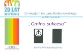 Gimnazjum im. Jana Kochanowskiego  w  Cierpicach
