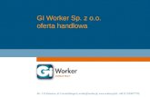 GI Worker Sp. z o.o. oferta handlowa