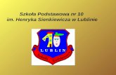 Szkoła Podstawowa nr 10  im. Henryka Sienkiewicza w Lublinie