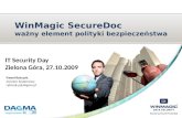 WinMagic SecureDoc ważny element polityki bezpieczeństwa