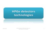 HPGe detectors technologies