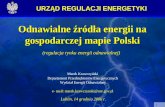 Odnawialne źródła energii na gospodarczej mapie Polski (regulacja rynku energii odnawialnej)