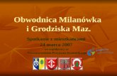 Obwodnica Milanówka  i Grodziska Maz.