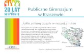 Publiczne Gimnazjum  w  Kraszewie
