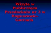 Wizyta w Publicznym Przedszkolu nr 3 w Boguszowie-Gorcach