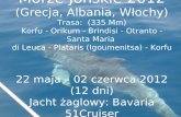 23.05. Korfu - zwiedzanie miasta i okolic; odprawa graniczna; kurs na Orikum (Albania)