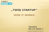„Twój StartUp” how it works