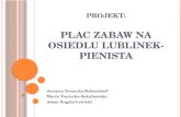 Projekt: PLAC ZABAW na osiedlu  Lublinek-Pienista