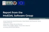 Report  from  the  MoEDAL Software Group