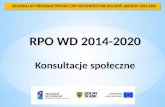 Regionalny Program Operacyjny Województwa Dolnośląskiego 2014-2020