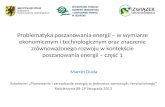 Marcin Duda Szkolenie: „Planowanie i zarządzanie energią w jednostce samorządu terytorialnego”