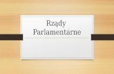 Rządy  Parlamentarne