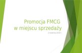 Promocja FMCG  w miejscu sprzedaży