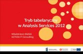 Tryb tabelaryczny  w Analysis Services 2012