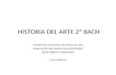 HISTORIA DEL ARTE 2º BACH