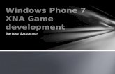 Windows Phone 7 XNA Game development