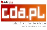 cda.pl w ofercie  Adexon